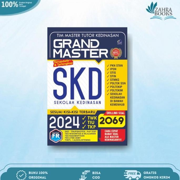 Buku Sekolah Kedinasan Skd - Grand Master Tes Masuk Sekolah Kedinasan