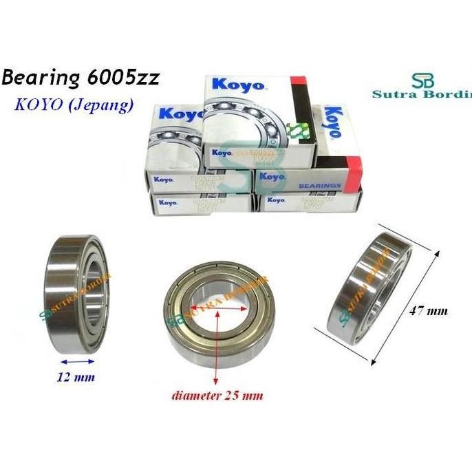 Bearing 6005Z Koyo Jepang Bearing 6005Zz Koyo Bearing Jepang 6005Z Koyo Ball Bearing 6005Zz Ball Bea