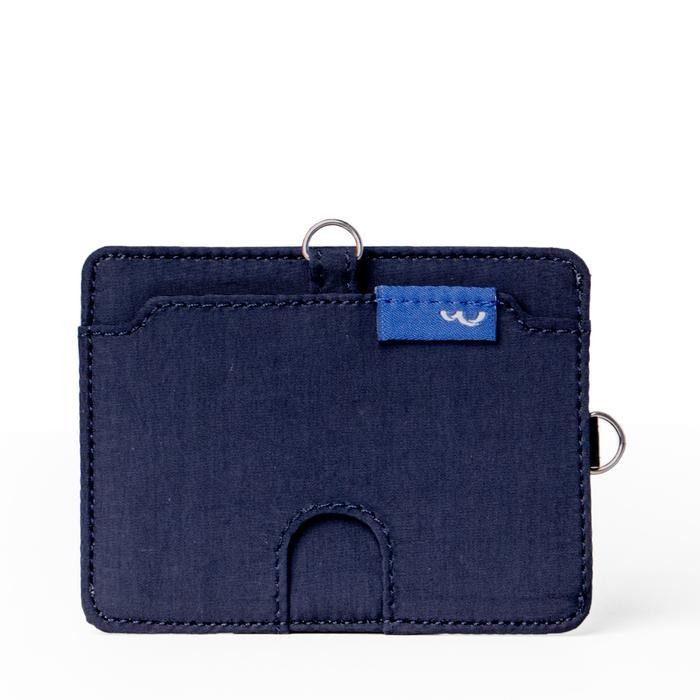 

Viral Wallts Orient Navy - Lanyard Name Tag Id Card Pria Wanita Portrait/Vertikal Landscape/Horizontal Dompet Kartu Hitam Ugi-113