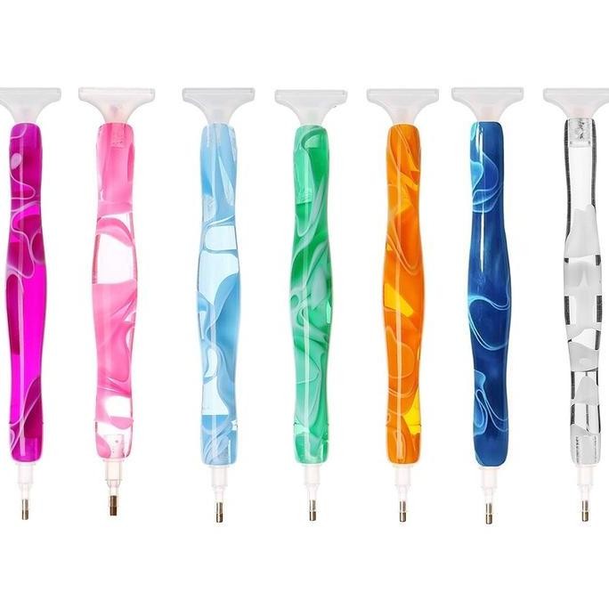 

Handmade Point Drill Pen /Diy Diamond Painting Pen/ Pena Lukisan Berlian Alat Bordir/ Pena Bor Berlia