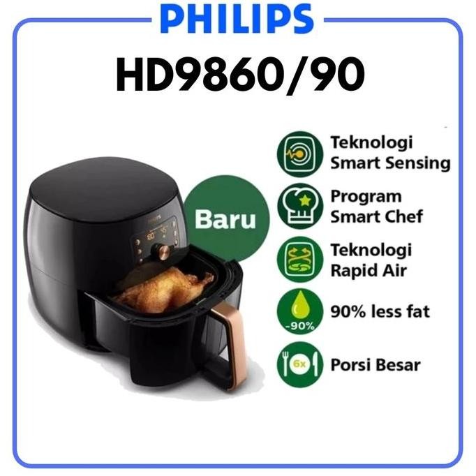 Philips Hd9860/90 Air Fryer Hd 9860/90 Xxl Hd9860 Hd 9860 New Co