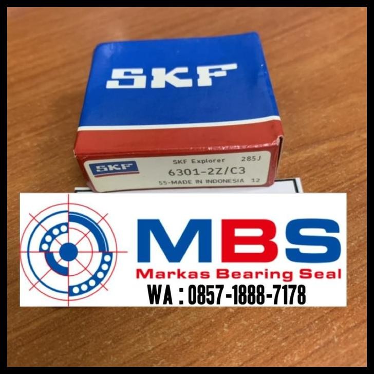 TERMURAH BEARING 6301 2Z C3 MERK SKF ASLI 6301 ZZ C3 6301ZZ 