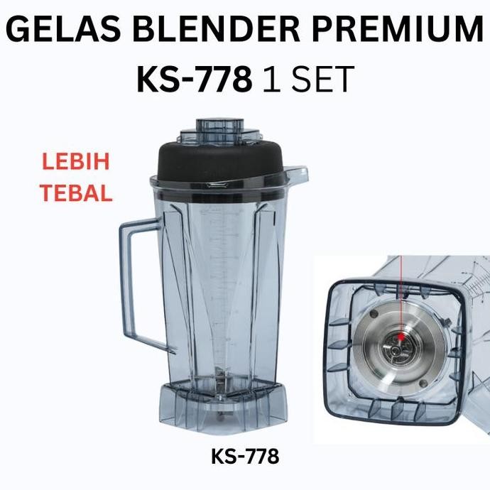 Sparepart Gelas Blender Untuk Getra Ks-778 Ks 778 Ks/778 Co