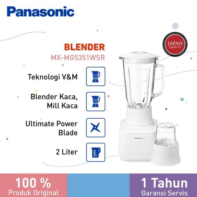 Panasonic Mx-Mg5351Wsr Blender [2 L] Co
