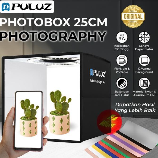 PULUZ Foto Photo Light Box 2cm 96 LED Photobox FotoBox Mini Studio Portable