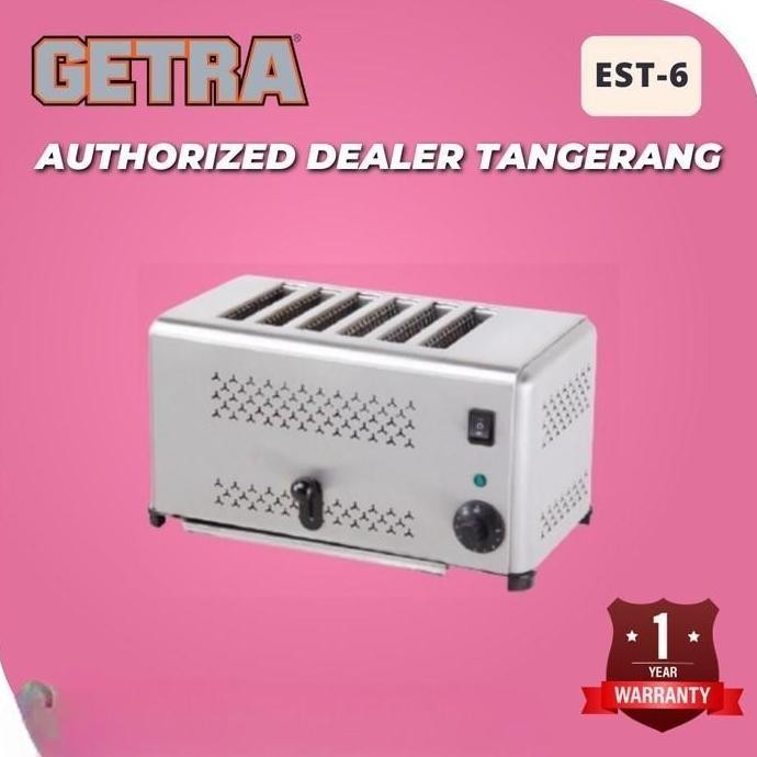 Toaster Roti Getra Est-6 / Mesin Pemanggang Roti - Packing Kayu Co