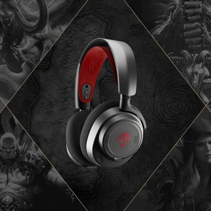 Steelseries Arctis Nova Booster Pack Horde World Of Warcraft Series With Headband And Speaker Plates