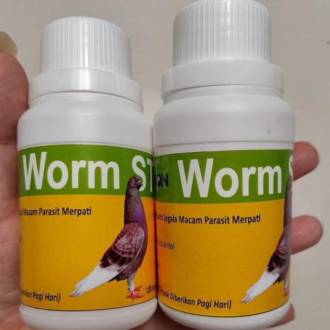 TERBARU - Merpati Worm stop baron isi 00 butir
