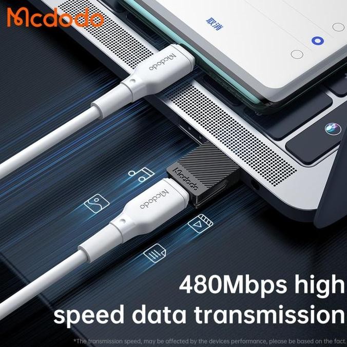 PROMO DISKON - MCDODO Converter Charger OTG Adaptor USB To Type C Charging Audio Call For Huawei Rea