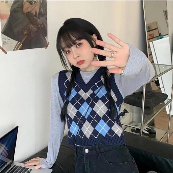 Rompi Wanita Rompi Rajut Romp Murah Vest Korea Jaket Korea Sweater
