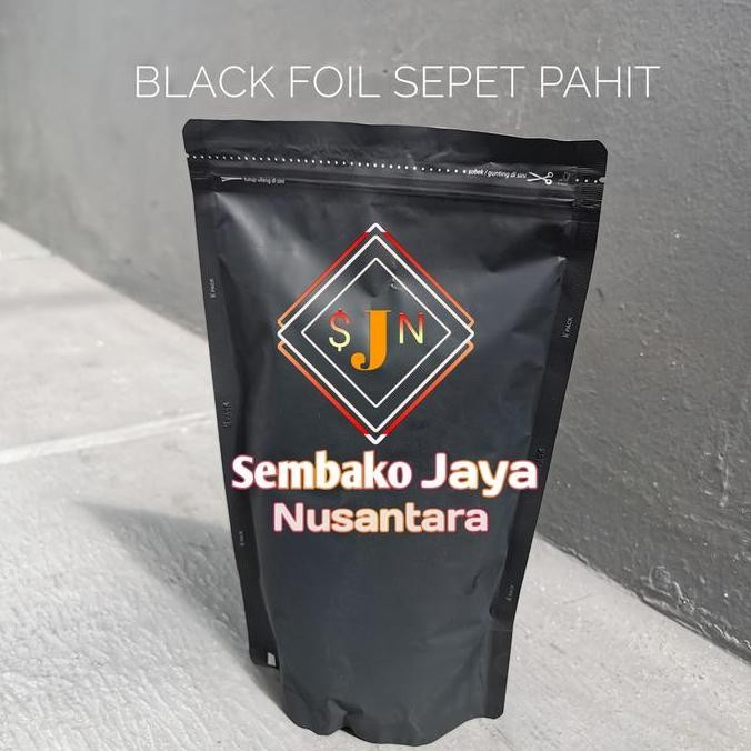 

Bubuk Teh Hitam/Bubuk Teh Tarik/Ss Kraft Paper/Sf Black Foil 500Gr