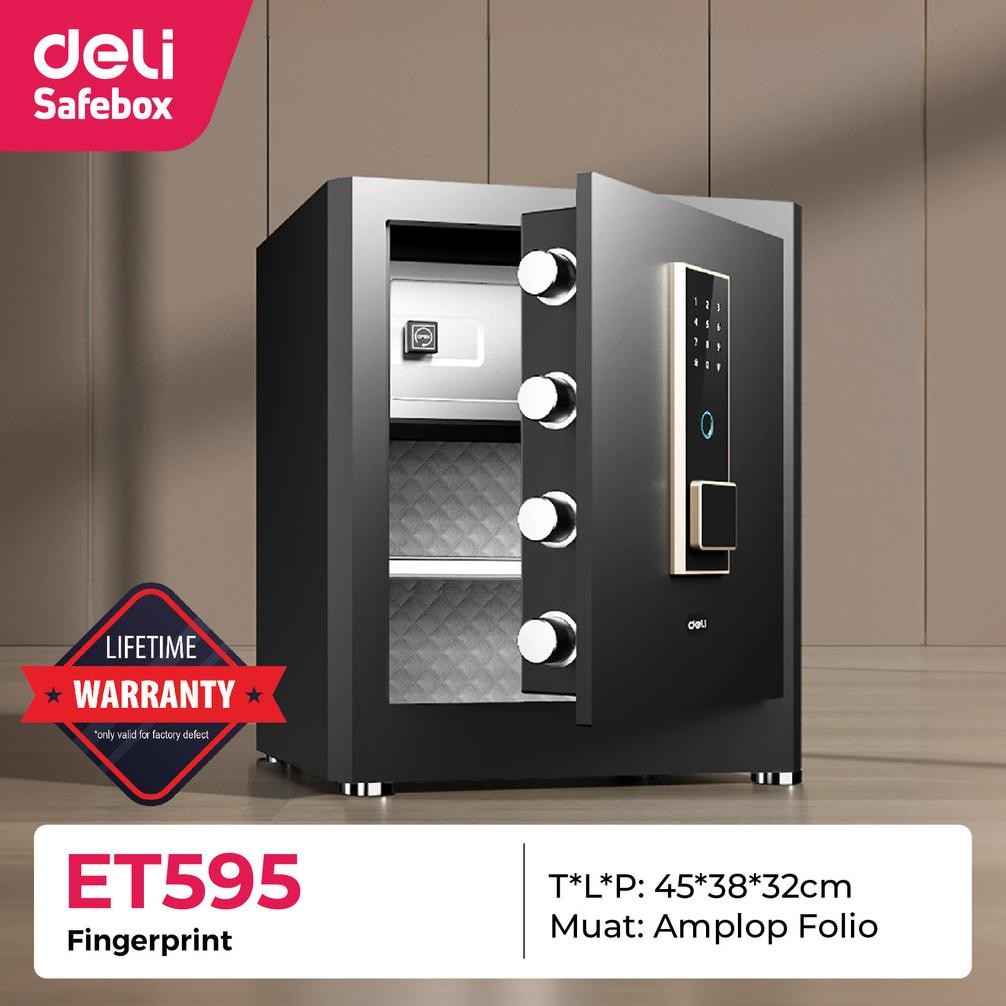 

Fg-87 Vd08 Brankas Digital Deli Et-595 Four Unlocking & Finggerprint / Safe Deposit Box Et595 Sale