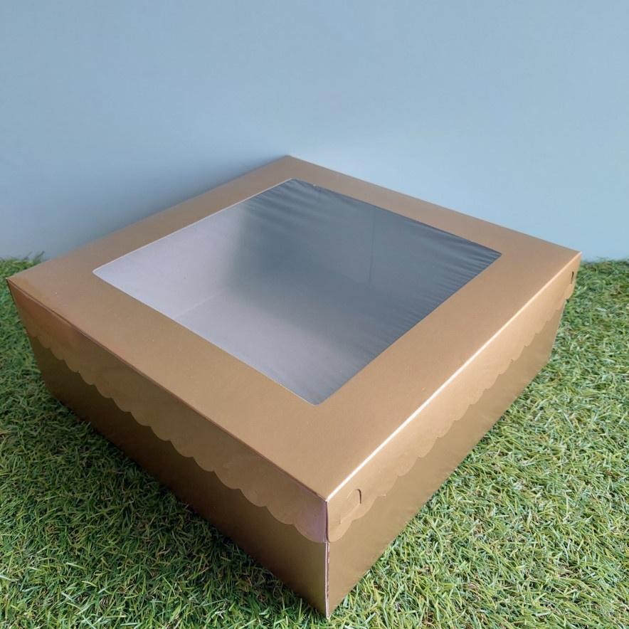 Fth-56 Df-8 @10Pcs Dus Tart Gold 28X28X10 / Box Kue 28 Cm / Dus Tart 28X28X10 Cm Sale