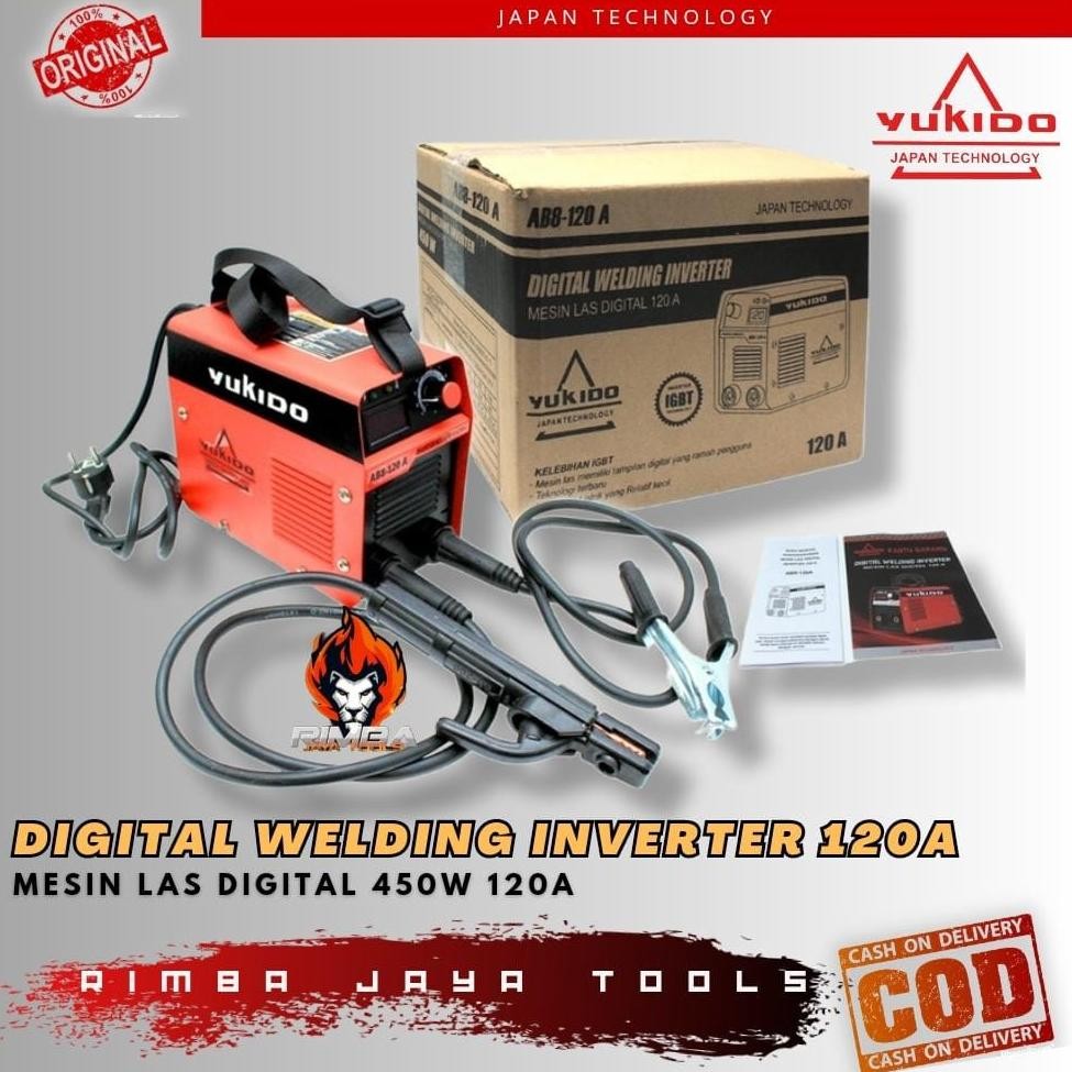 Wdr-75 Gs-56 Mesin Las Listrik Digital Trafo Las 450 Watt Igbt 120A Yukido Low Watt Japan Teknologi 