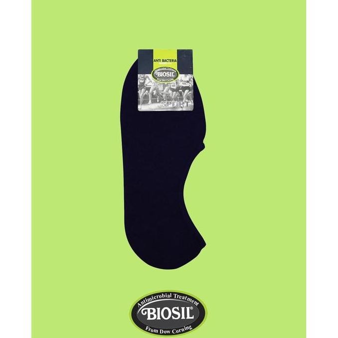 BIOSIL Men Sport Hidden Sock Anti Bacteria - (by MUNDO) SM