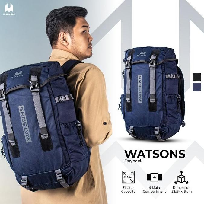 Tas Ransel Daypack Travelling Hikemore Watsons
