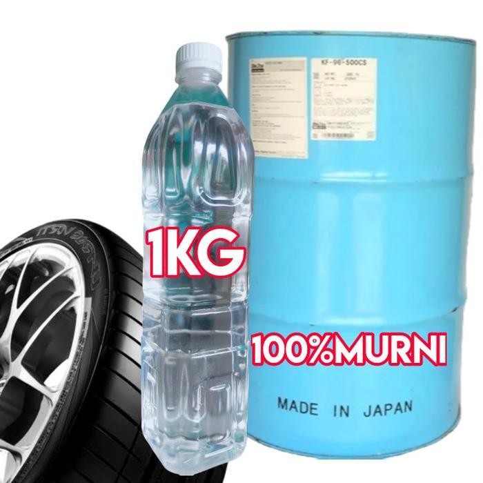 Terlaris Silikon Oil Murni Shinetsu Japan 1000Cps Kental Bahan Baku Semir Ban Pengkilat Bodi Motor M