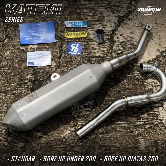 Shadow exhaust system type KATEMI copy original KTM PNP klx crf wr dll Original