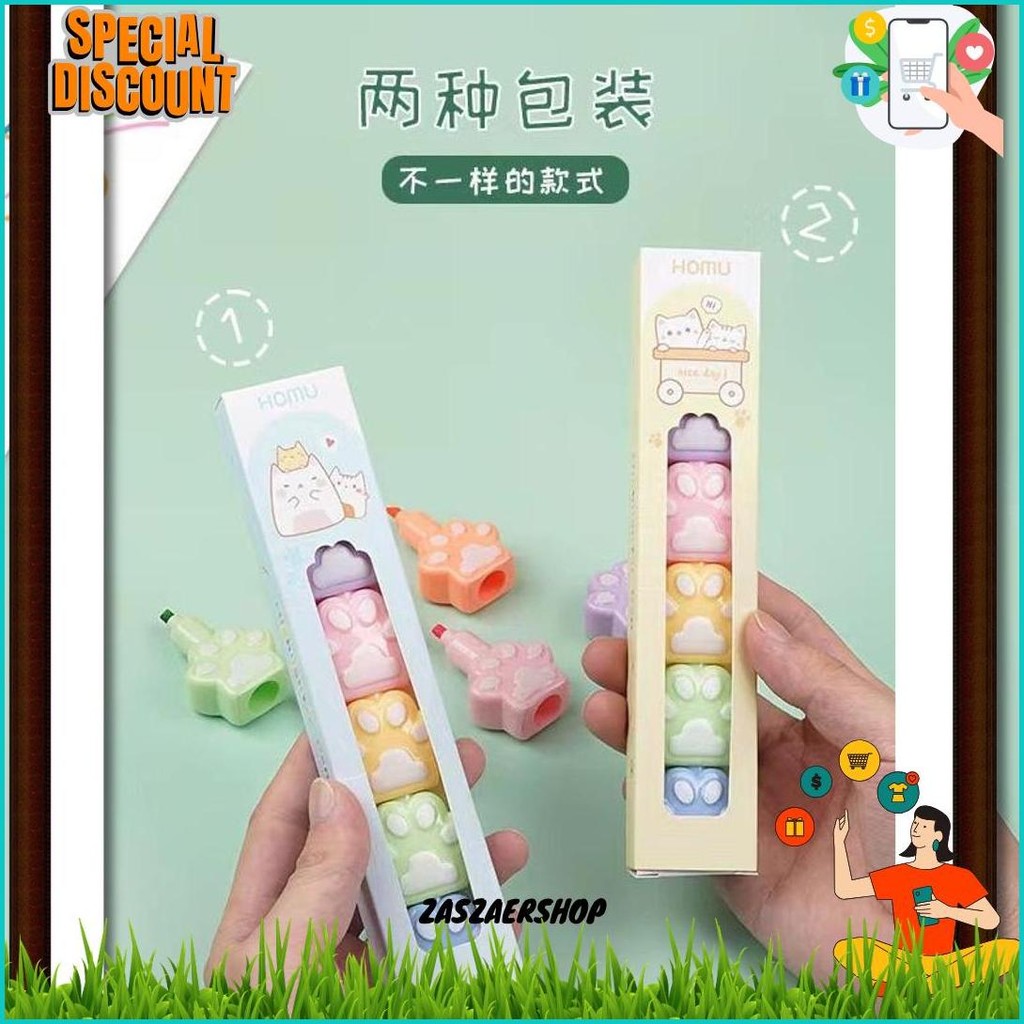 

Stabilo Set Susun 6 Warna Kaki Kucing Highlighter Tumpuk Pastel Marker L Spidol Textlightet Textliner Lucu Aesthetic Anak Gambar Tulis Kantor Termurah Banget