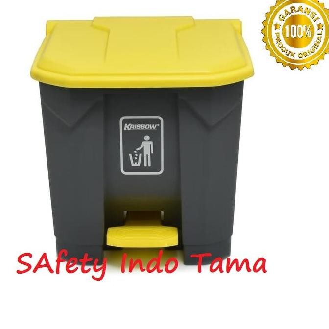 Murah Krisbow Tempat Sampah Pedal 30 Liter Kuat Awet