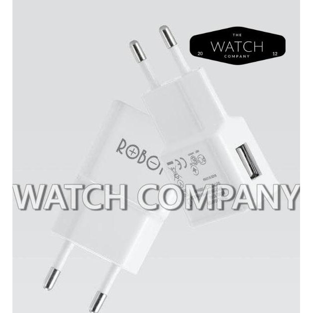 DF59 }} Adaptor 1A 5V Kepala Charger Smartwatch Robot RT-K4 T500 iWatch IWO