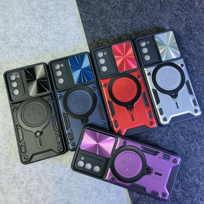 DV59 }} Samsung S20 FE  - S20FE - EvoX Army Flash Flip Lens Armor Case