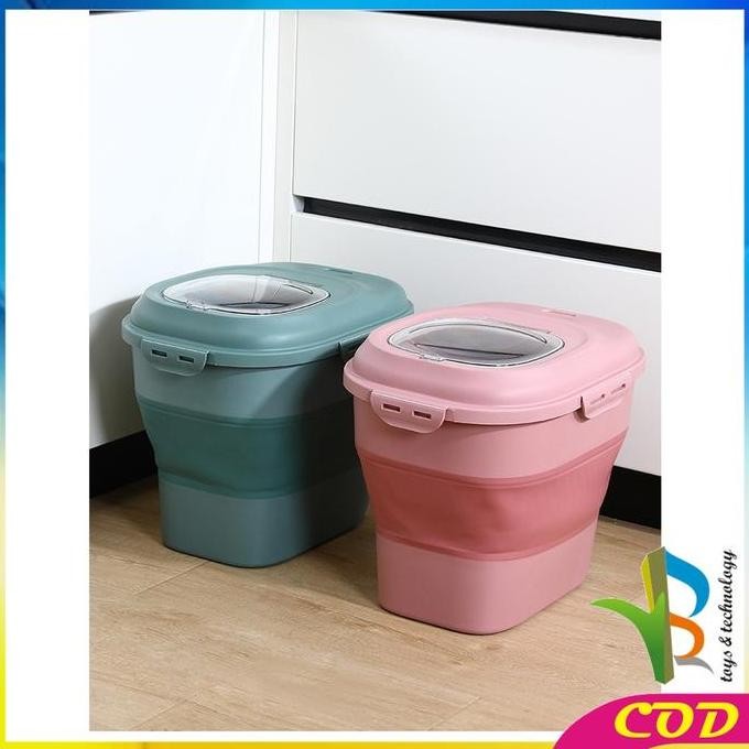 [COD] RB C29 Tempat Penyimpanan Beras 2KG Foldable Rice Container Storage