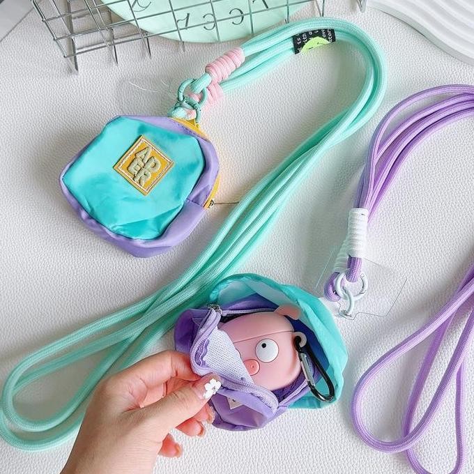 

DE109 >> R-JUST Lanyard Tali Panjang Mini Bag Lucu & Multifungsi - Tempat Airpods, Uang, Multicolor Fun Style, Tali Panjang 70cm, Bahan Polyester Premium, Cocok untuk Sekolah, Kuliah, Jalan-jalan, atau Kerja