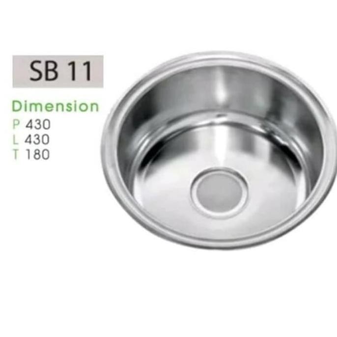 TERBARU - Kichen Sink Royal SB / Bak Cuci Piring Bulat / Tempat Cuci piring