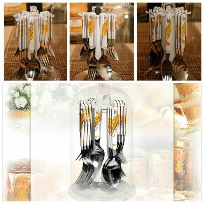 (Diskon) Sendok Garpu Vicenza I Spoon & Fork Vicenza V248 I Sendok Set Vicenza Bestseller