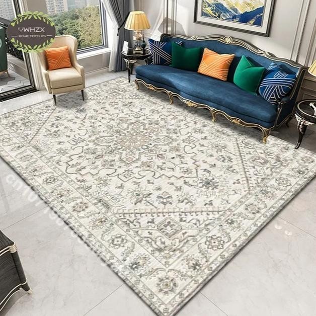 Hj-64 [Lokal] Ybos Karpet Lantai Ruang Tamu Karpet Eropa Karpet Aesthetic Anti Slip 160X210 Hj-64