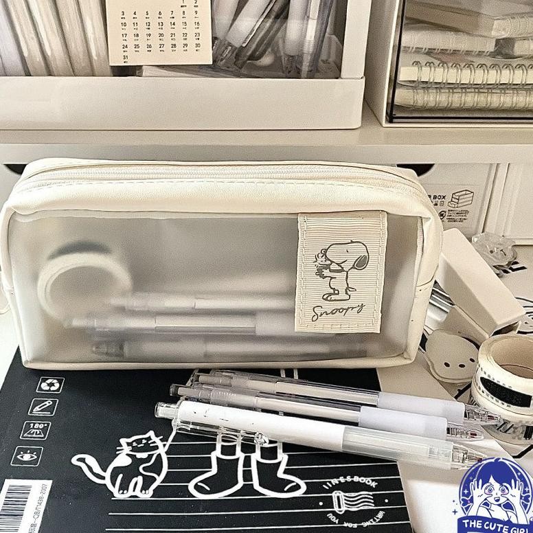 

Hj-45 Kotak Pensil Snoopy & Cute Large Capacity Pencil Case/Pensil Pouch/Tempat Pensil Aesthetic/Make Up Tas- Stazionario Hj-45