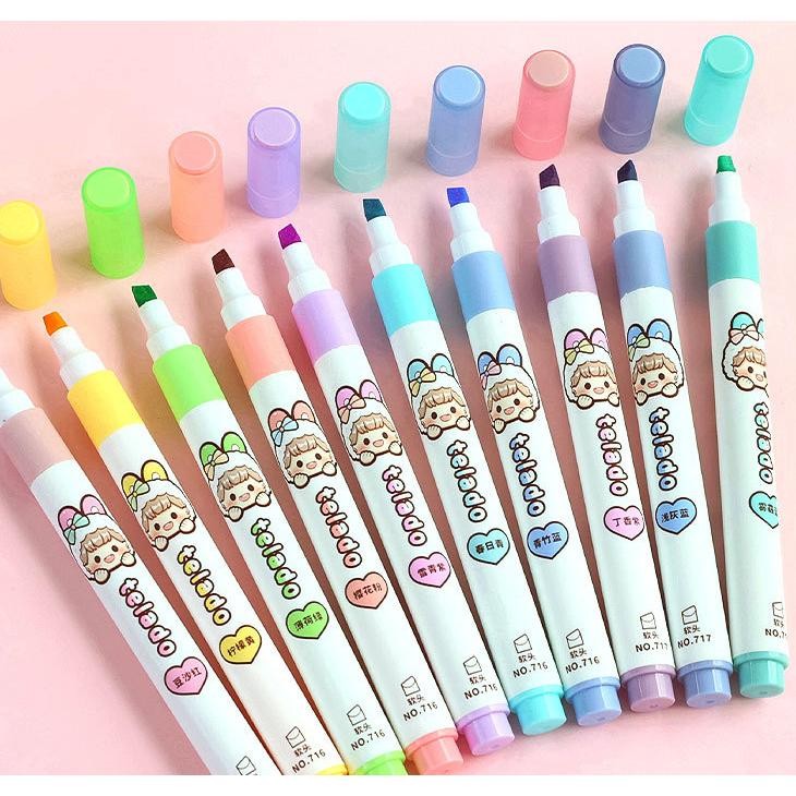 

Fj-44 Highlighter 6 Warna Pastel Doodle Pen 1 Set 6 Pcs Buat Jurnaling Edisi Dodogirl Tld137 Fj-44