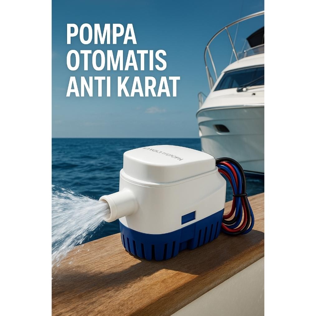 BILGE Pompa Celup Otomatis 12V DC Pompa Air Kuras Toren Kapal aSt