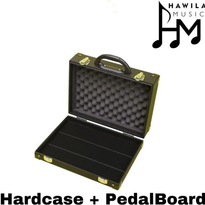 Pedalboard Pedal Board Train + Hardcase Koper Rak Pedal Effect Tonebox Kualitas Terbaik Harga Termur