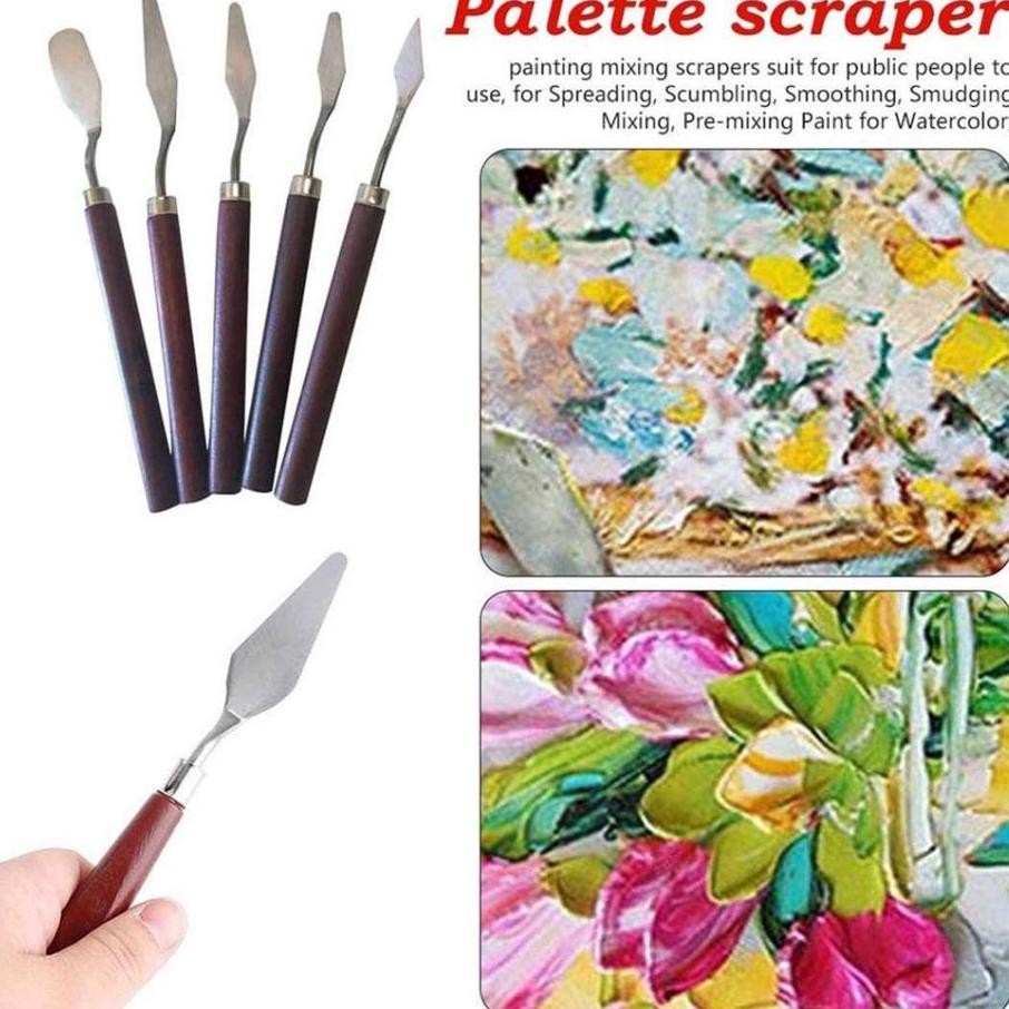 

Y-76 Bayluna - Set Pisau Palet Palette Knives Untuk Dekorasi Kue, Cat, Sculpturing, Painting, Cake Modelling, Pallete Knife Set Y-76