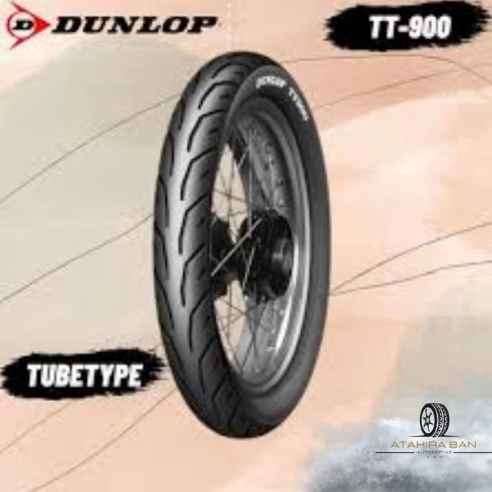 BAN DUNLOP RING 17 NON TUBELES 225 + 250 + 275 TT900 SATUAN/SEPASANG BAN MOTOR BEBEK ps