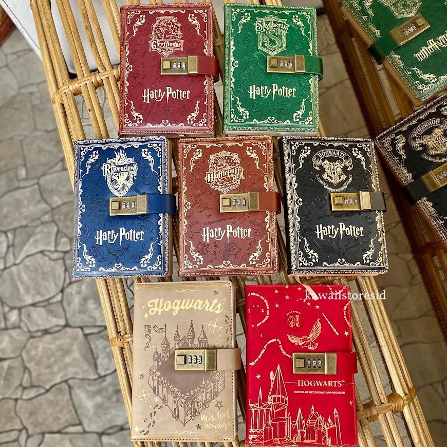 

Binder Kunci Password Haot Sandi Kter Kartun Gryffindor Slytherin Ravenclaw Hufflepuff Hogwarts Alat Tulis Kertas Binder Lucu Unik Hadiah Gift