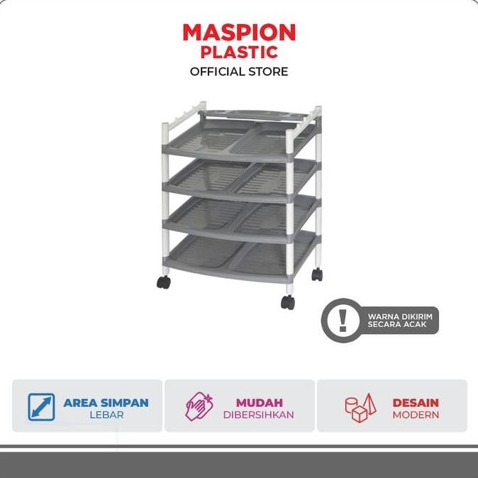 Maspion Rak Sepatu Plastik Ziga Susun 4