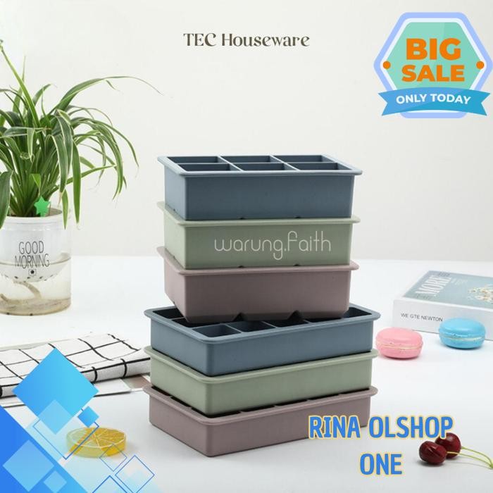 WADAH TEMPAT PENYIMPANAN TEC MINI CETAKAN WADAH MPASI/KALDU/ES BATU ICE CUBE TRAY KOTAK PENYIMPANAN 