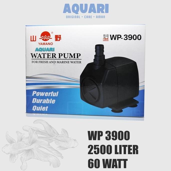 Mesin Kolam Yamano WP 3900 2500 L/H 60 Watt 1,5-2m - Pompa Air Aquarium - Water Pump Kolam