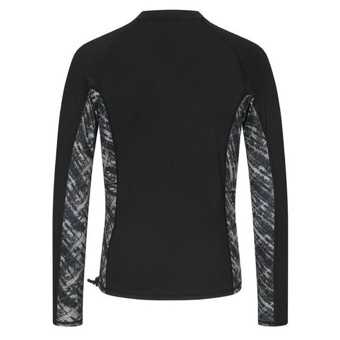 Decathlon Olaian Kaos Surfing Pria Anti Uv - Hitam - 8861720