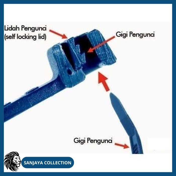 

CABLE TIES KABEL TIS CABLE TIE KLIP 100 150 200 300 PRODUK PILIHAN