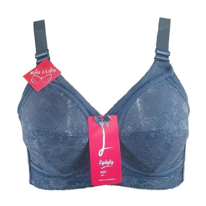 Bh Lydyly L023 Big Cup Bra Cup Besar Tanpa Busa Tanpa Kawat Kait 3 Bra Lydyly 023