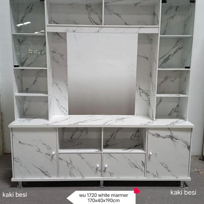 Lemari Hias TV Menara Kaca