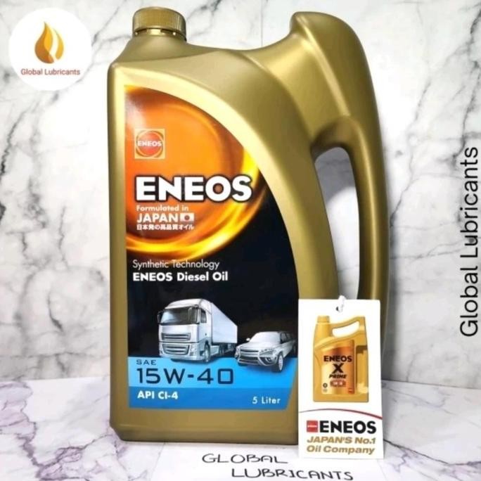 Eneos Diesel 15W-40 CI-4 5 Liter (Oli Mesin Solar Synthetic Technology)