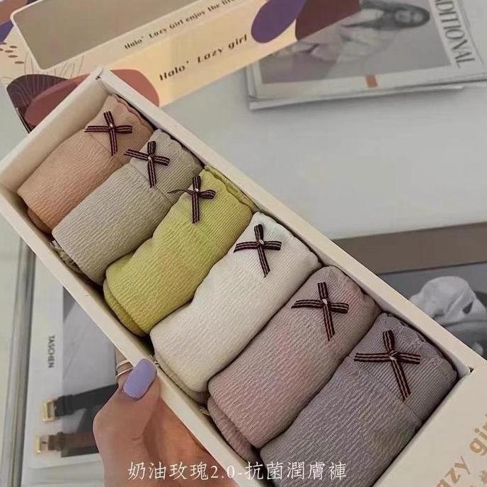 Celana dalam Celebrity 6In1 Premium wanita Antibakteri CD Japan Cewek Dekorasi Renda