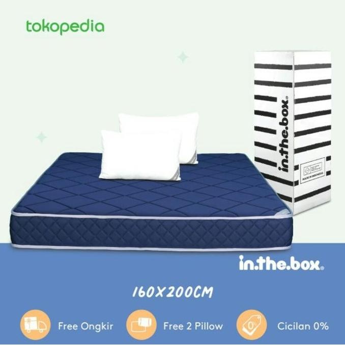 Kasur Full Busa In The Box Hybrid Ukuran 160 x 200 cm (Queen)