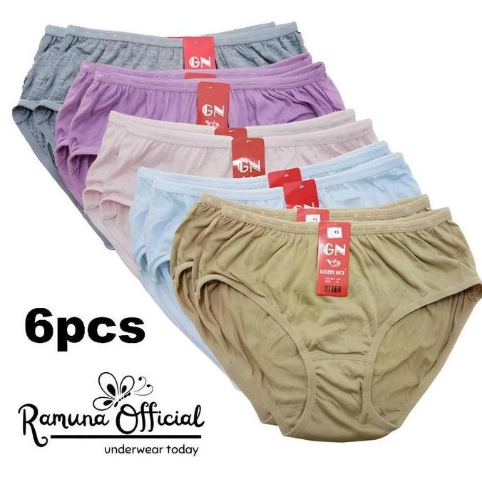 6PCS Celana Dalam Wanita Golden Nick / Celana Dalam Wanita GN / CD Wanita GN