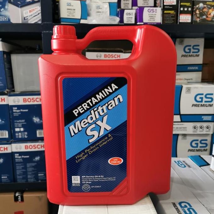 TERBARU - OLI PERTAMINA MEDITRAN SX SAE 15W-40 KEMASAN 10 LITER SAE 15W40 OLIE